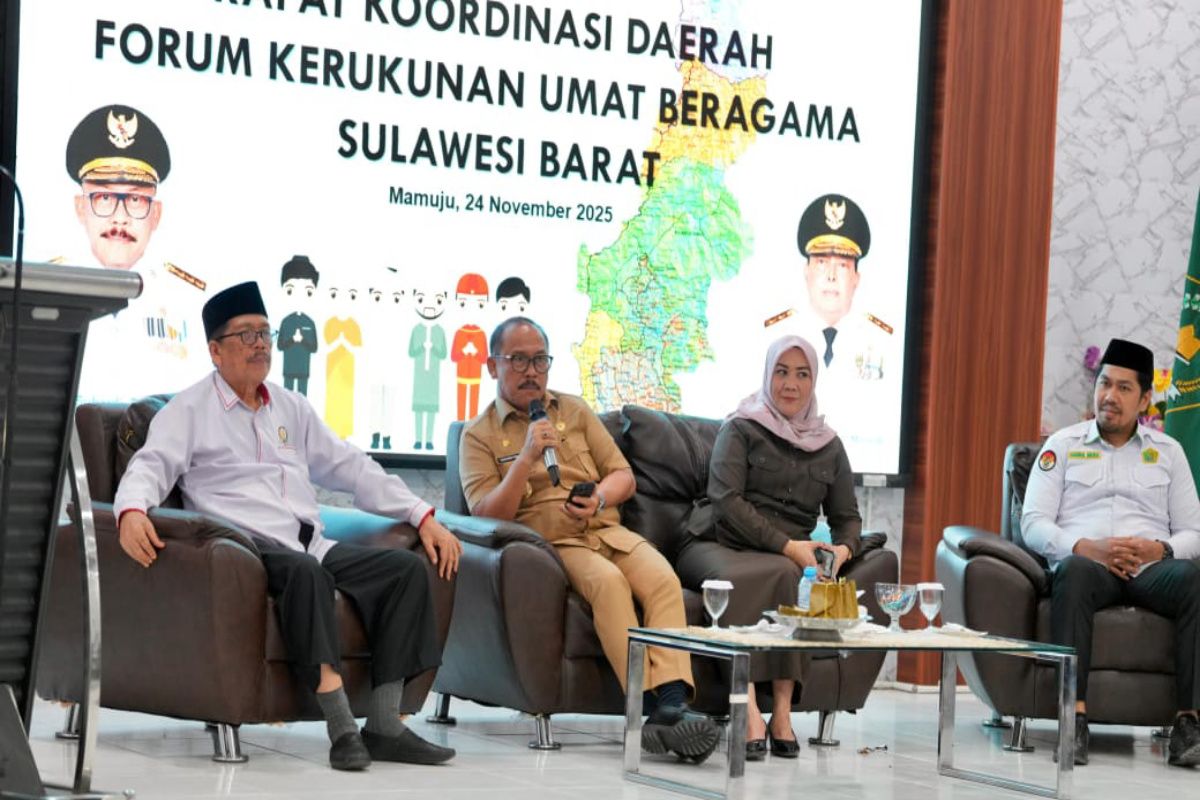Gubernur Sulbar dorong FKUB jaga kerukunan umat beragama