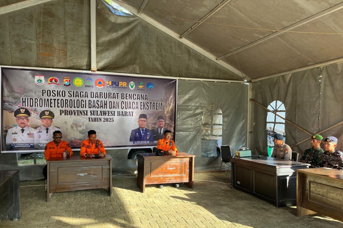 BPBD Sulbar aktifkan Posko Siaga Darurat Bencana