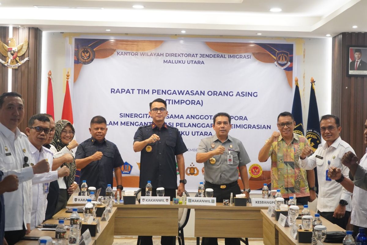 Kemenkum Malut: Tim Pora perkuat sinergi cegah pelanggaran imigrasi