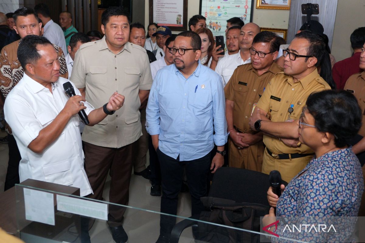 Mendagri cek implementasi pembebasan BPHTB dan PBG di MPP Denpasar