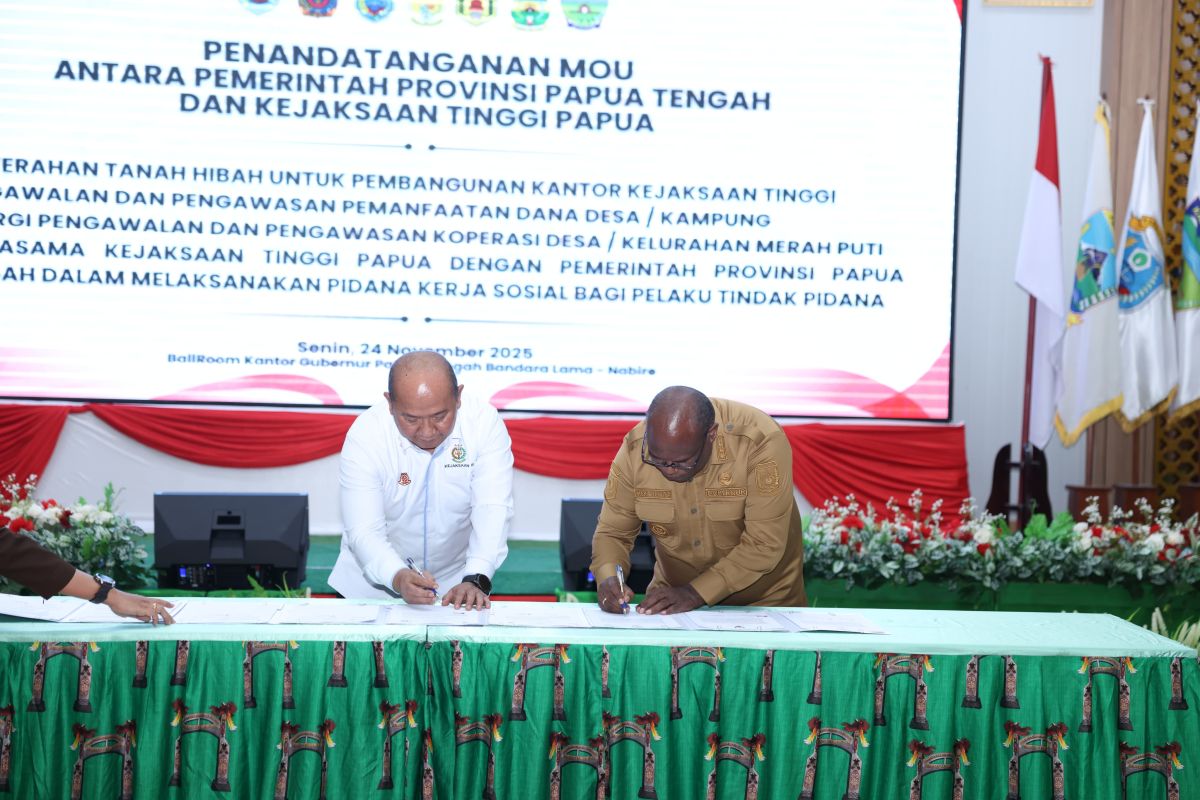 Papua Tengah hibahkan lahan bangunan Kantor Kejati