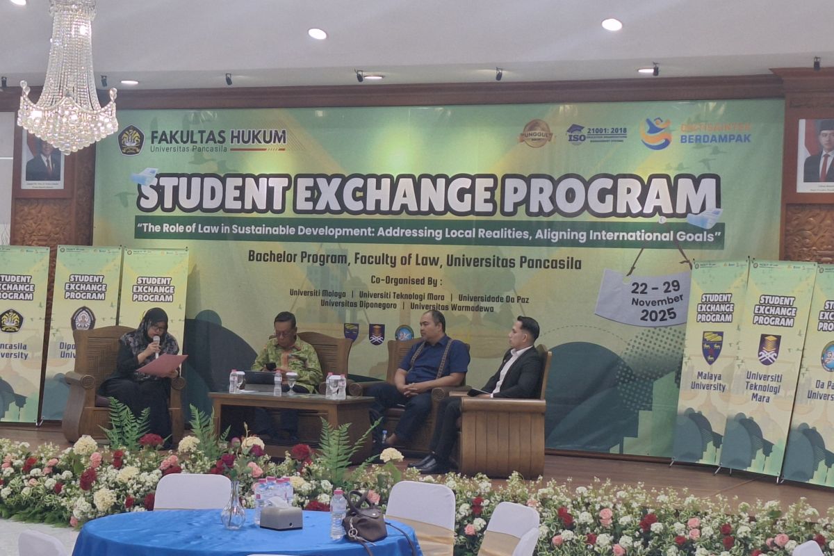 Dua negara belajar sistem hukum Indonesia di Universitas Pancasila