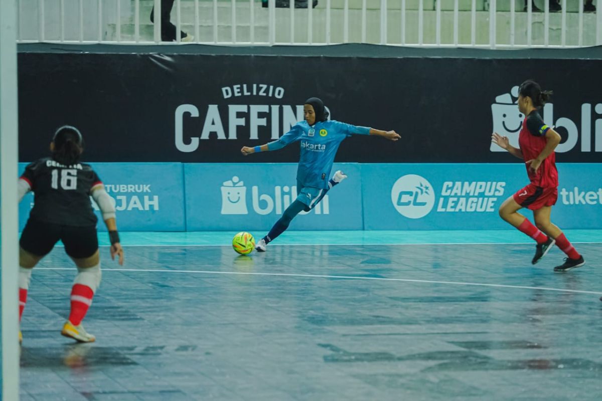 Sebanyak 22 tim beradu kemampuan di Campus League Futsal Regional