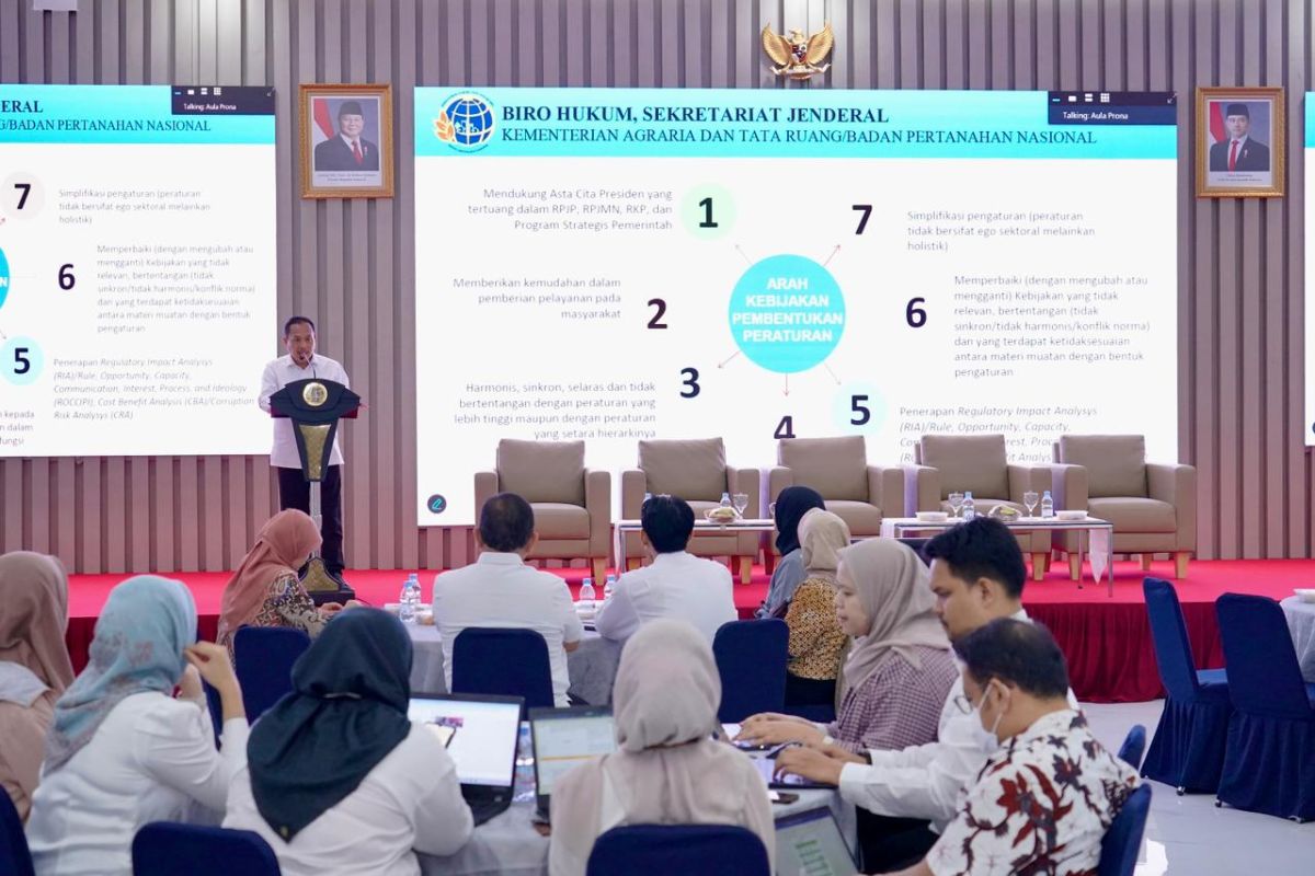 Kementerian ATR/BPN tingkatkan kompetensi SDM dalam penyusunan peraturan
