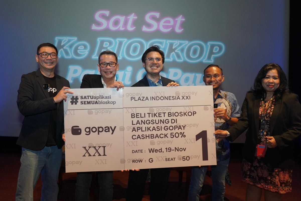 GoPay hadirkan fitur pembelian tiket bioskop, gandeng Cinema XXI