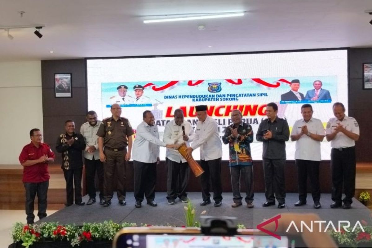 Pemkab Sorong luncurkan data final OAP sebanyak 54.379 jiwa