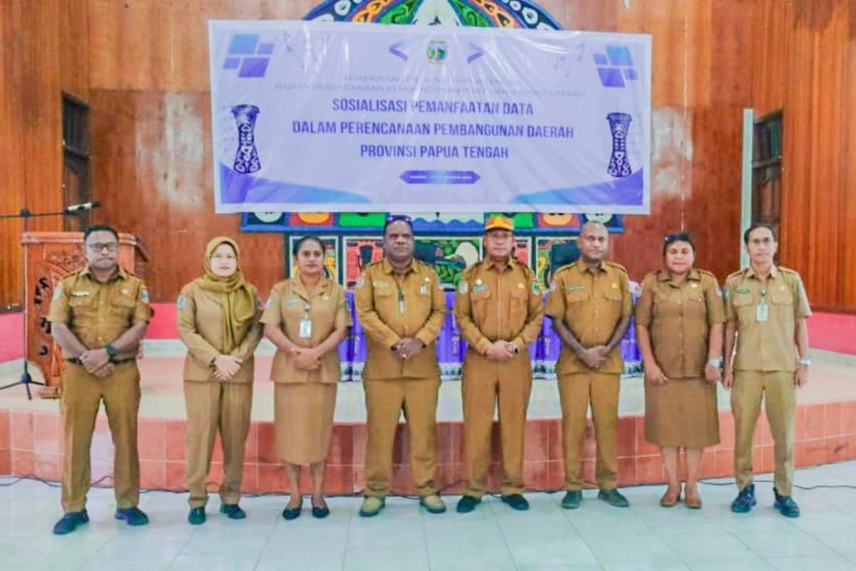 Pemprov Papua Tengah dorong rencana pembangunan daerah berbasis data