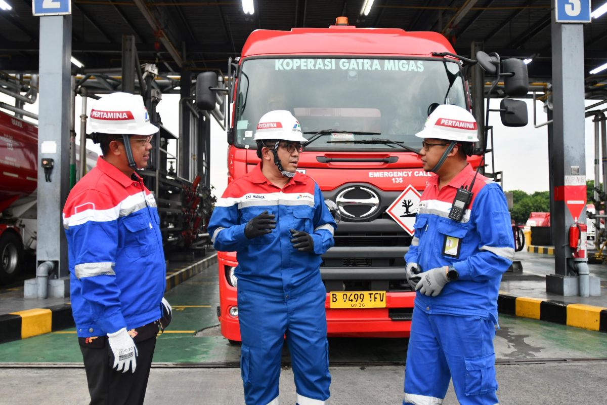 Pertamina Pastikan Kesiapan jelang Nataru, Wadirut Tinjau Integrated Terminal Jakarta