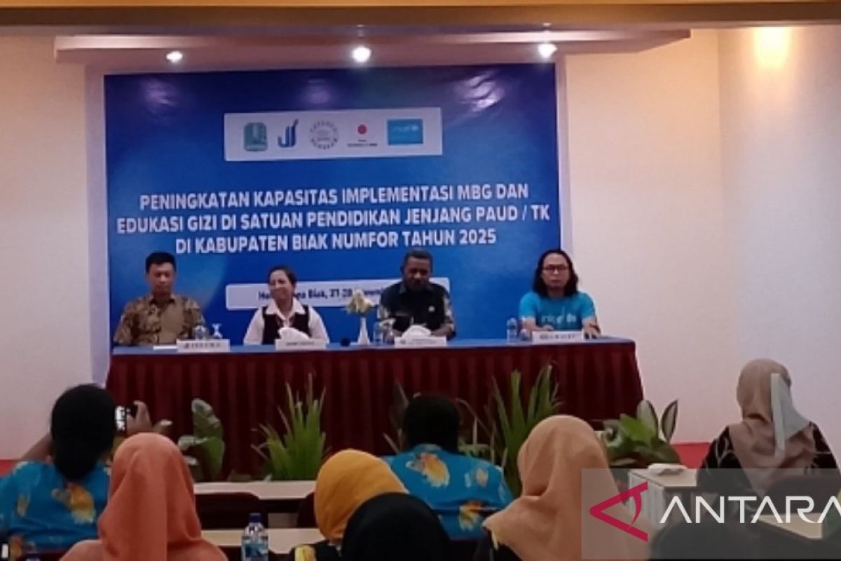 Pemkab Biak Numfor-UNICEF melibatkan 50 guru PAUD/TK kawal program MBG