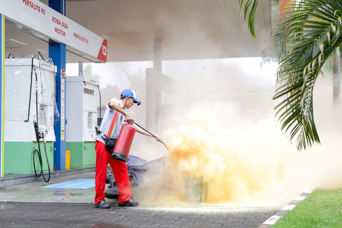 Pertamina Retail perkuat kesiapan pekerja SPBU hadapi situasi darurat