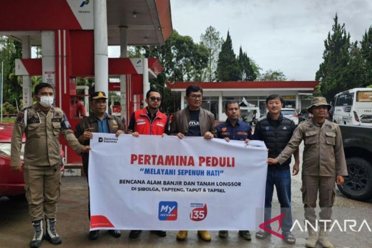 Pertamina Patra Niaga Sumbagut dukung penanganan bencana di Tapanuli Utara