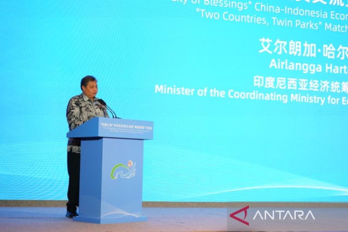 RI-China dorong investasi lewat skema Two Countries Twin Parks