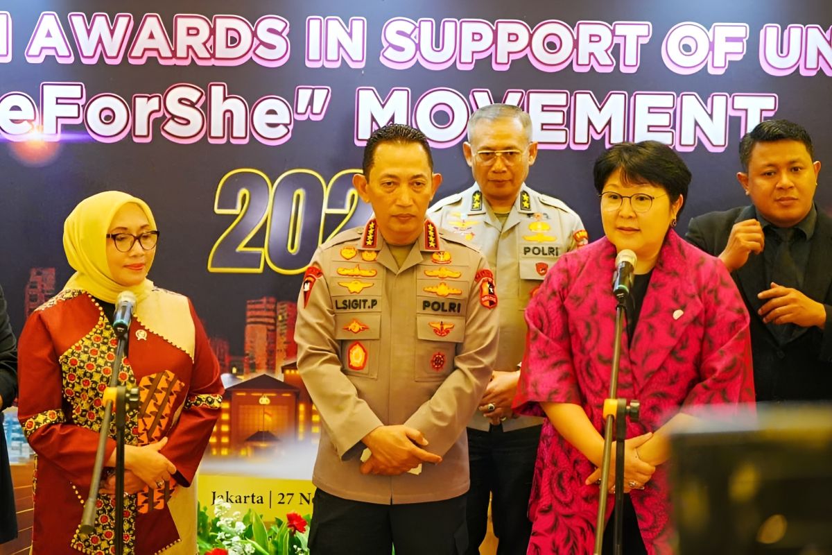 UN Women apresiasi Polri wujudkan kesetaraan gender lewat HeForShe