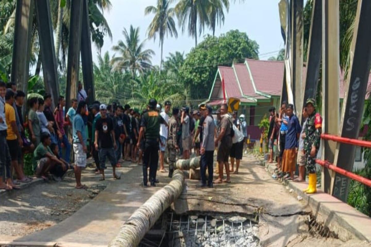 Pemkab Morowali selidiki penyebab jembatan ambles jalur Trans Sulawesi
