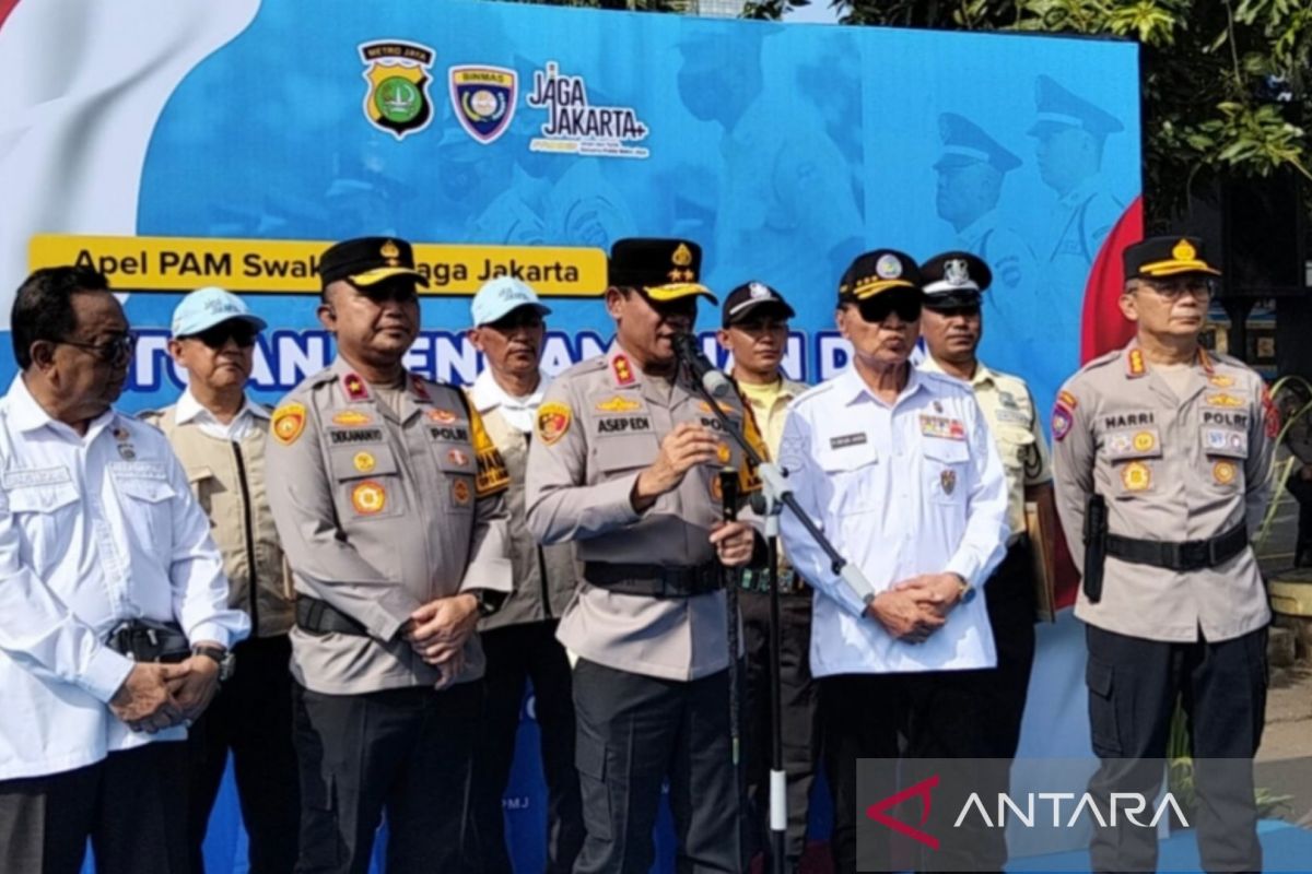 Polda Metro Jaya gelar apel PAM Swakarsa jelang Natal dan Tahun Baru
