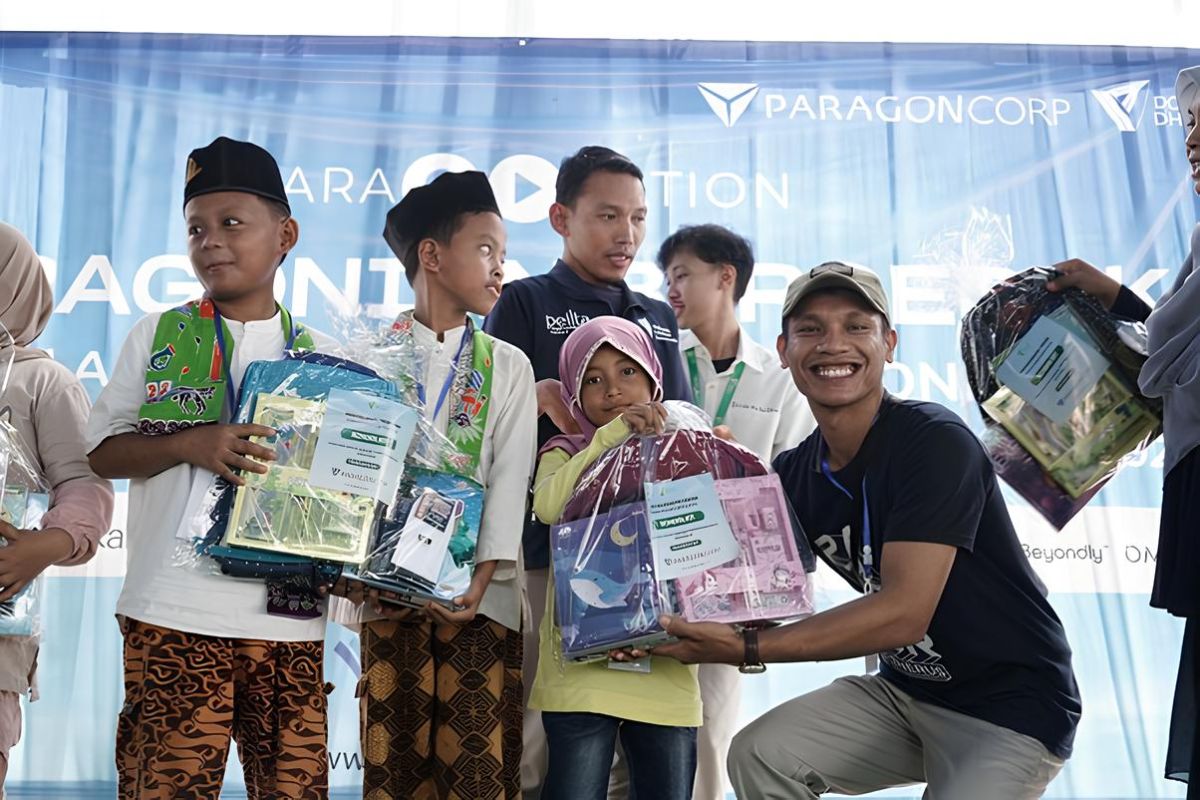 Dompet Dhuafa bersama Paragonian Bergerak: Belajar seru bersama 100 anak di TBM Edelweis