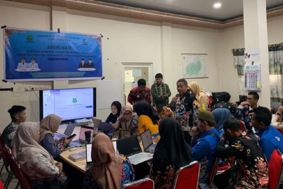 Disarpustaka Kapuas dampingi kelurahan dan desa terapkan aplikasi Srikandi