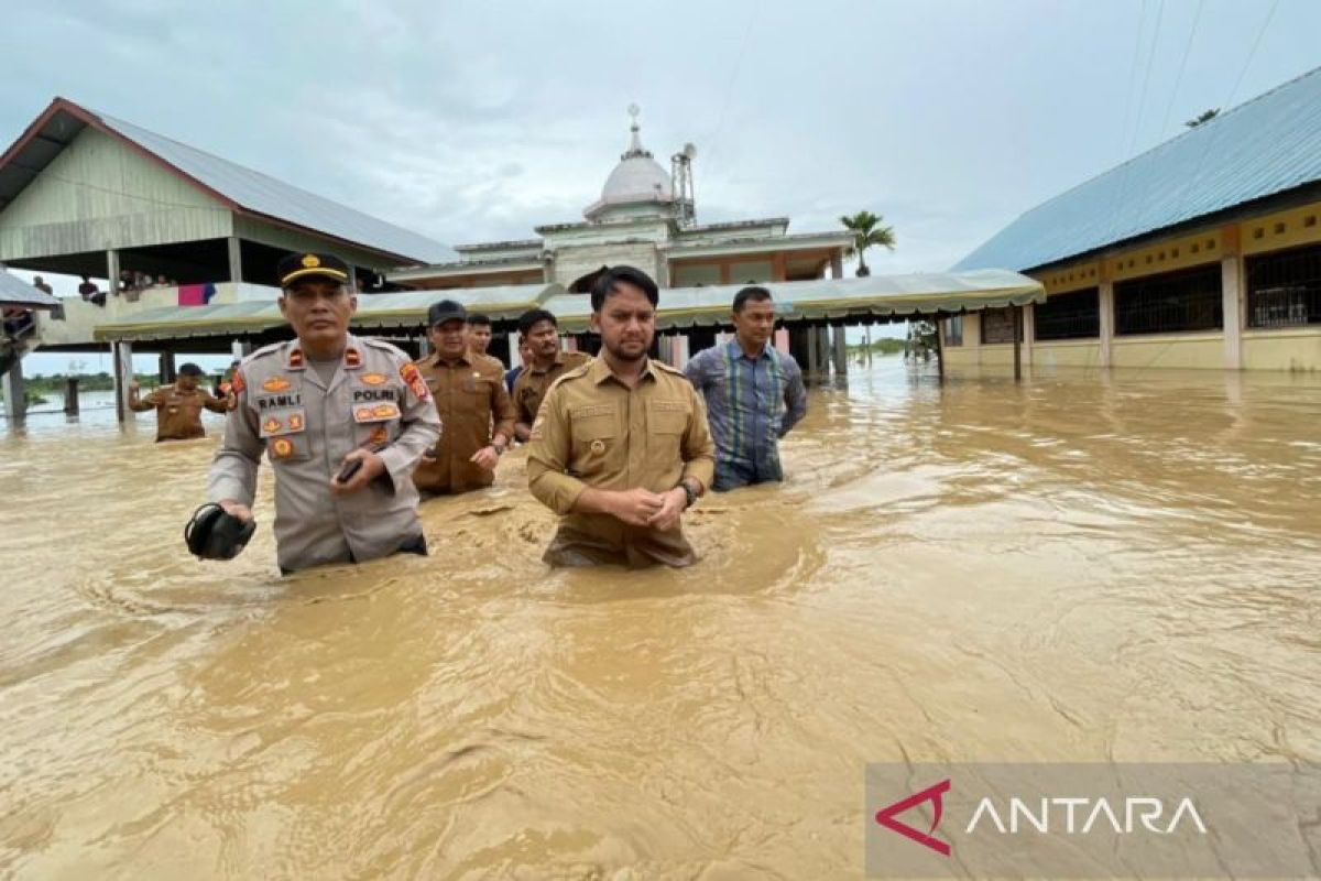 BPBD: Warga Aceh Barat terdampak banjir bertambah menjadi 7.418 jiwa