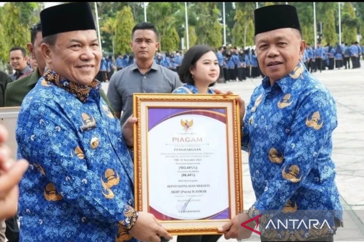 Meranti Raih UHC Award 2025, bukti komitmen hadirkan layanan kesehatan gratis bagi seluruh warga