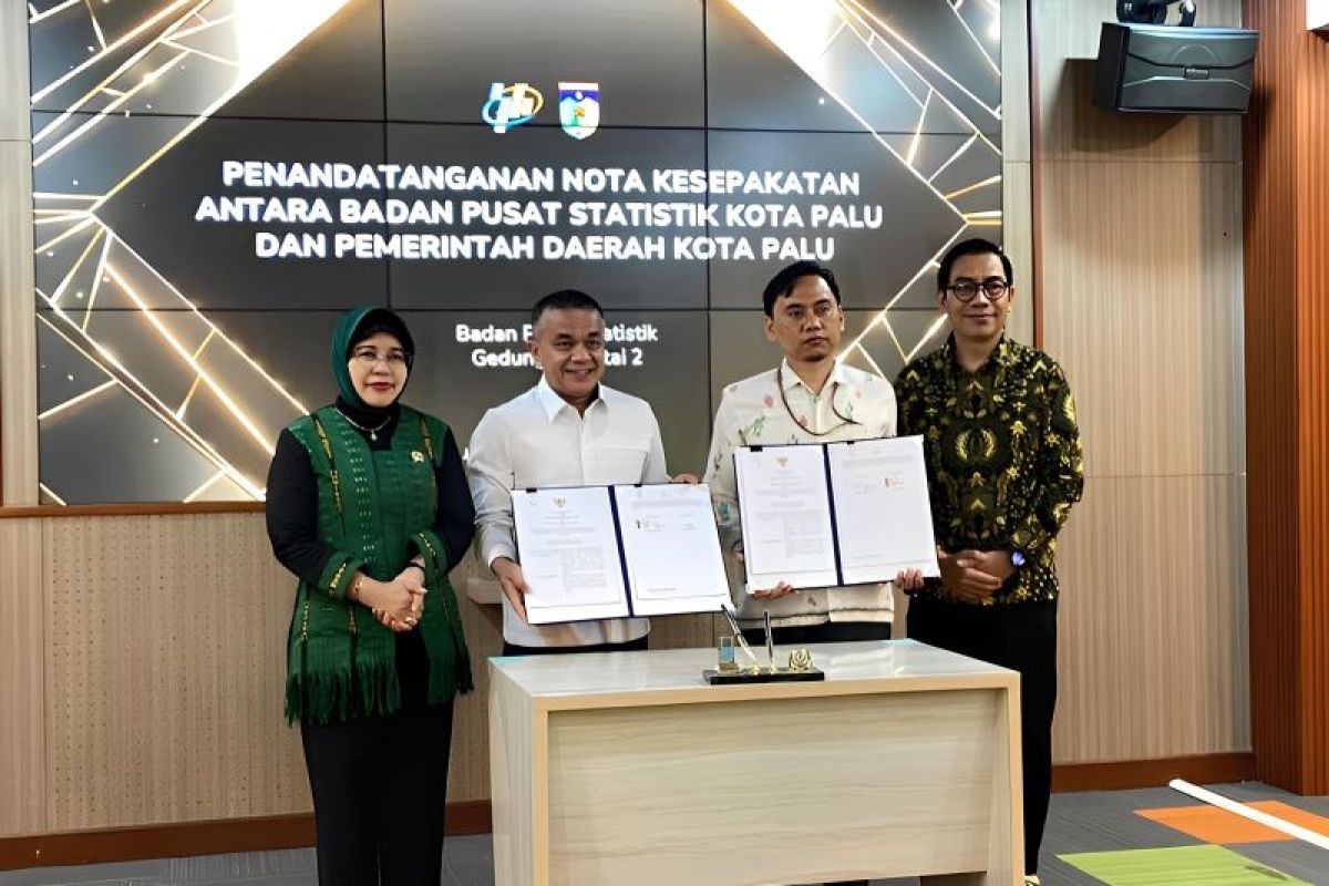Pemkot Palu dan BPS perkuat kelola data statistik untuk pembangunan daerah