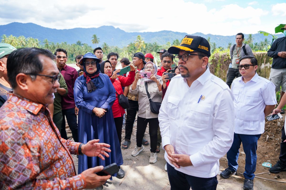 Kepala Staf Kepresidenan tinjau kerusakan infrastruktur di Padang Pariaman