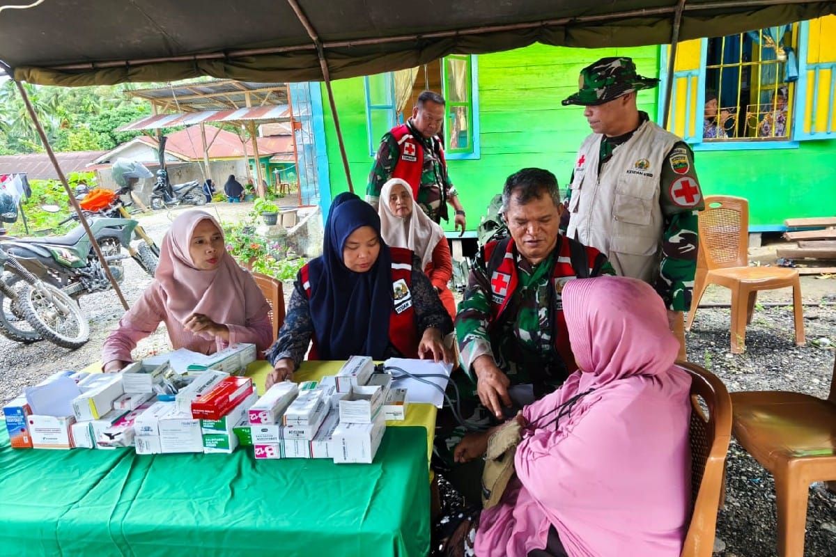 Dukkes Kodam I/BB fokuskan pelayanan kesehatan warga terdampak bencana