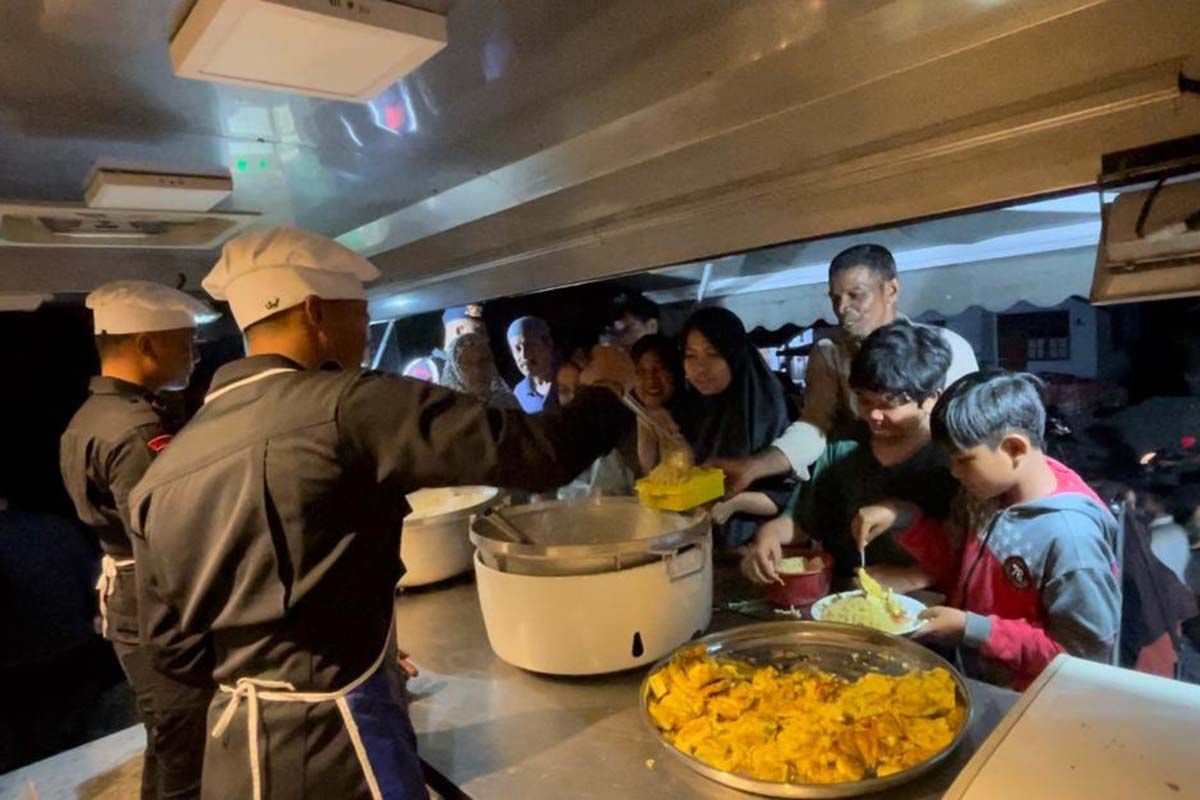 Polda Aceh gandeng SPPG dirikan dapur umum korban banjir