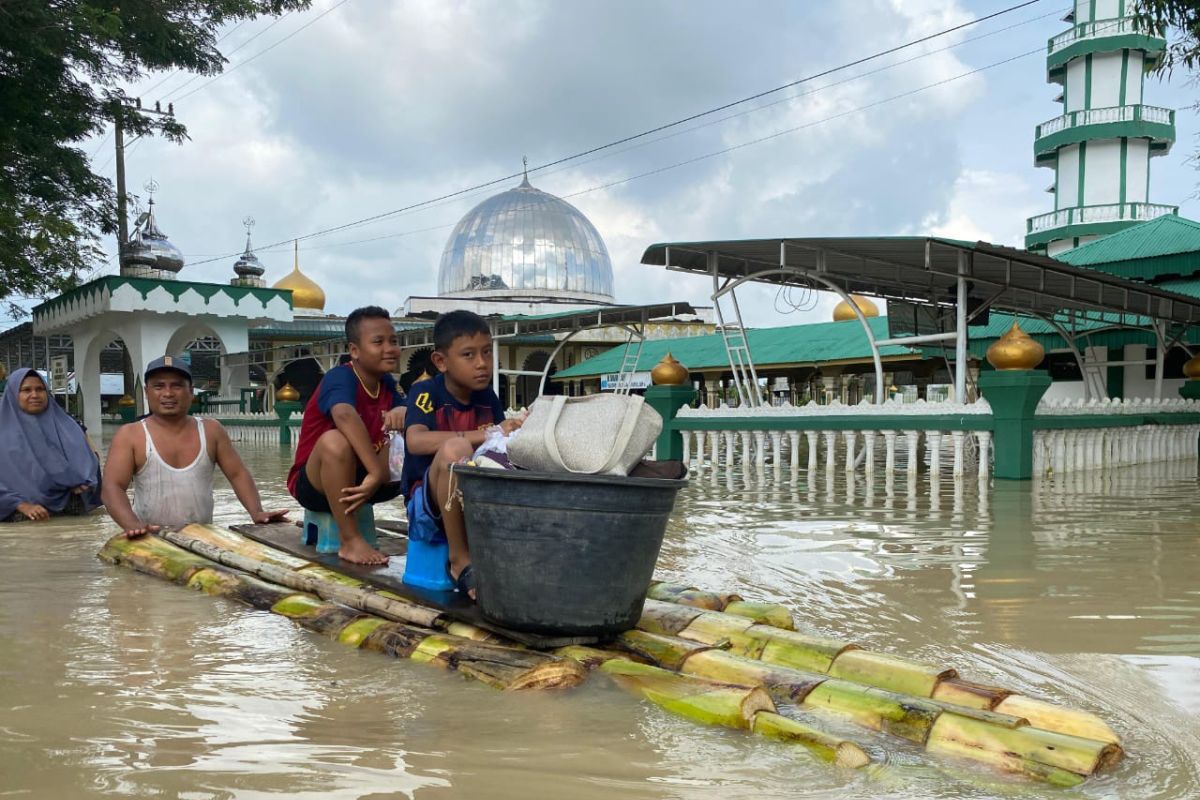 Korban terdampak capai 16.987, Banjir Sergai terparah dari tahun 2021