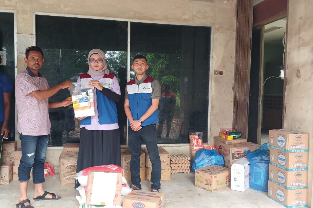 Subholding Upstream Pertamina salurkan bantuan di Sumatera