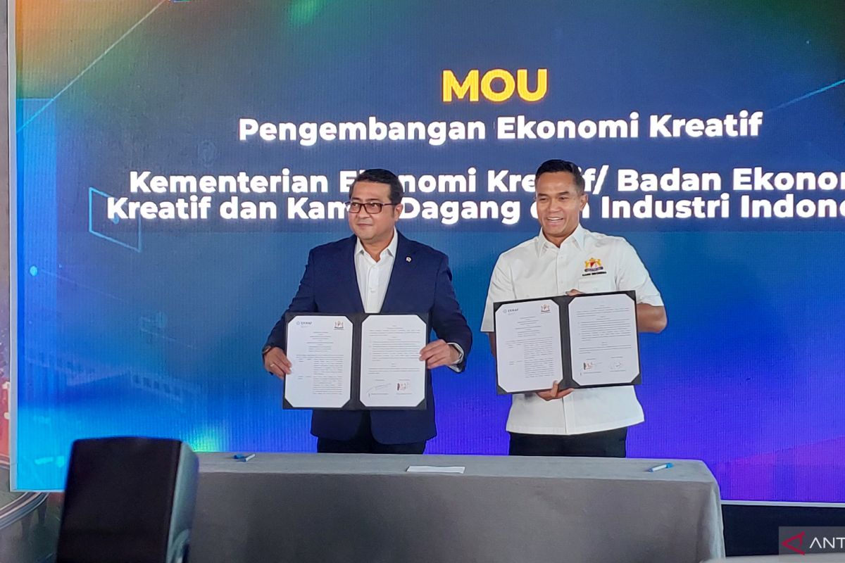 Kemenekraf-Kadin tandatangan MoU untuk pengembangan kreatif 