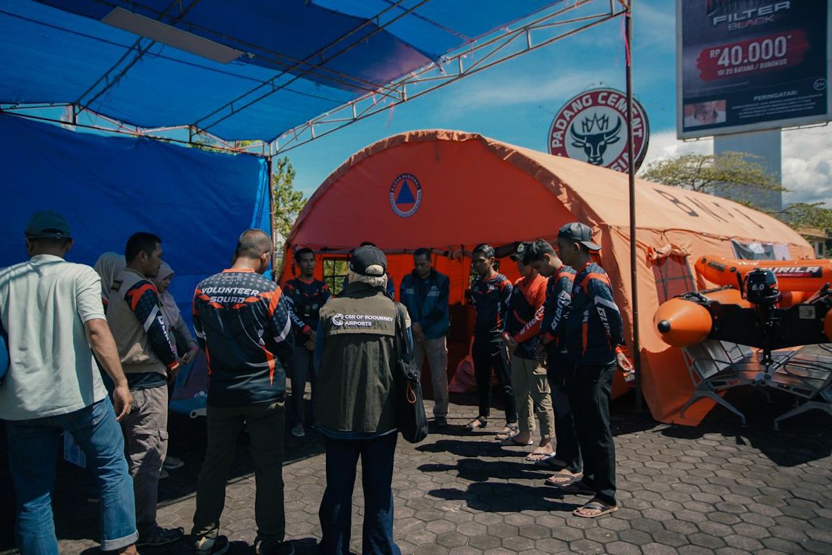Tiga bandara Injourney buka posko bantuan korban banjir Aceh-Sumatera