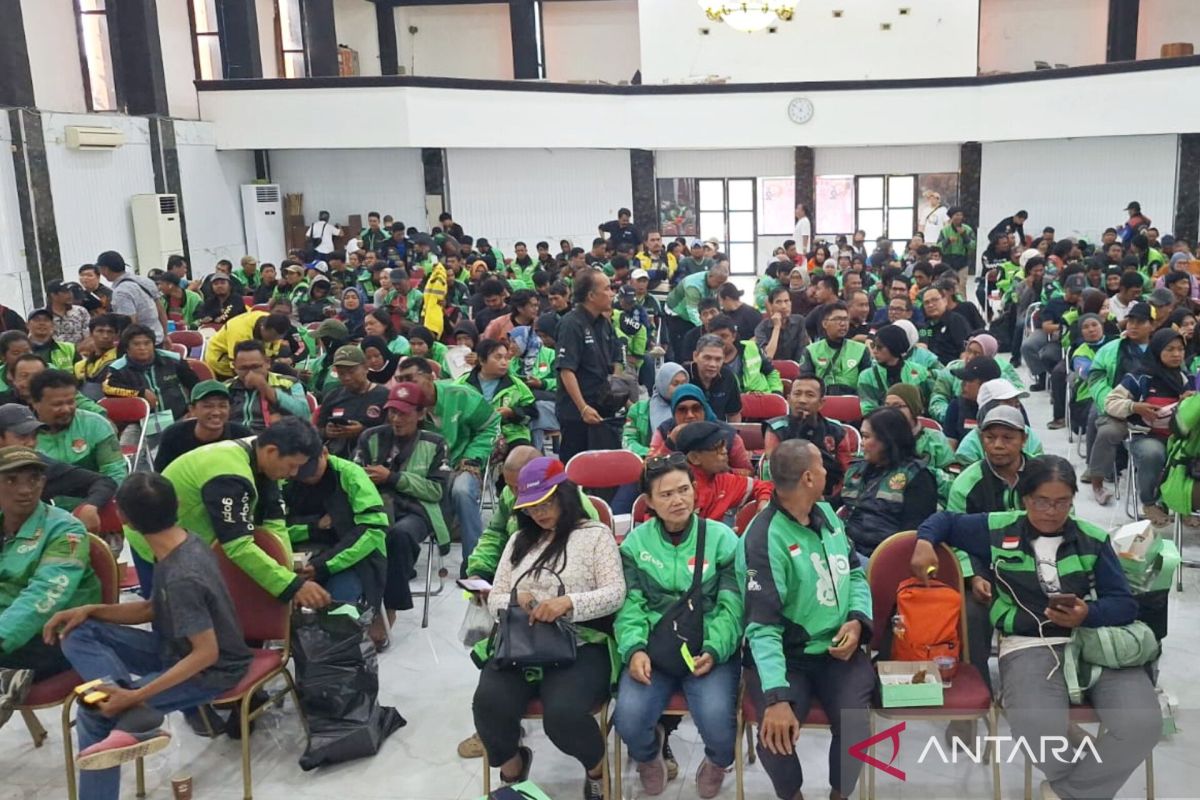Ratusan ojol ikuti sosialisasi BPJS Ketenagakerjaan di Jaktim