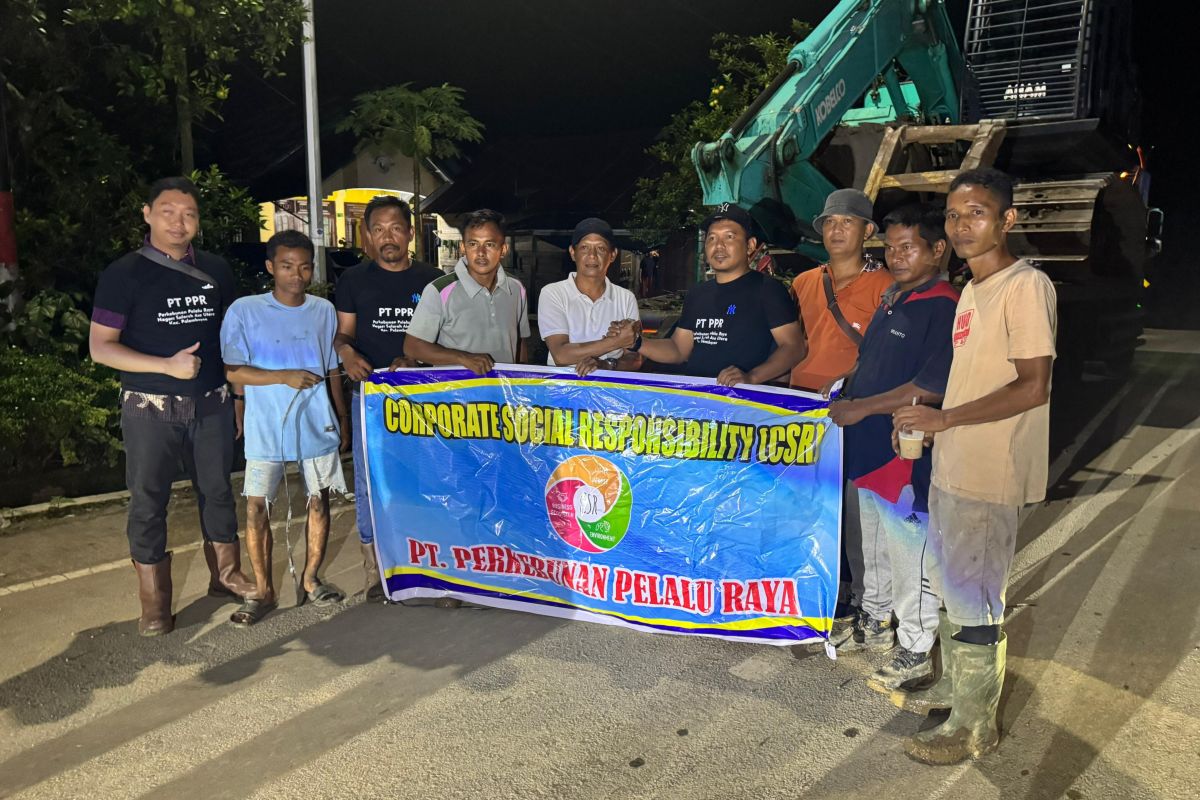 Sigap tanggap, PT PPR bantu kebutuhan masyarakat terdampak banjir bandang di Agam