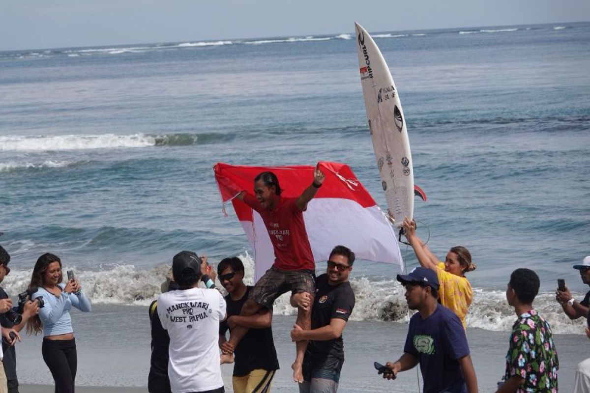 I Made Pajar Ariyana juarai WSL Manokwari Pro