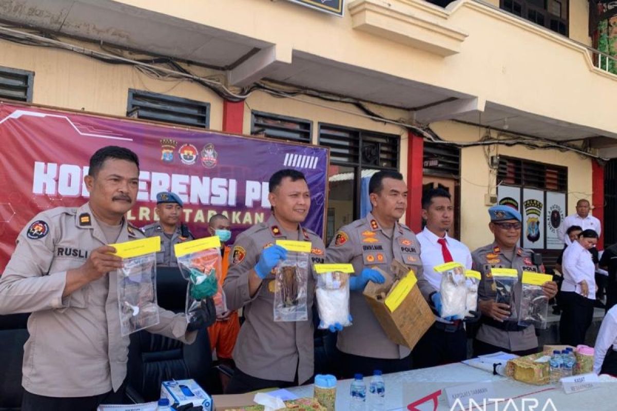 Polres Tarakan Berhasil Menggagalkan Penyelundupan Tiga Kilogram Sabu