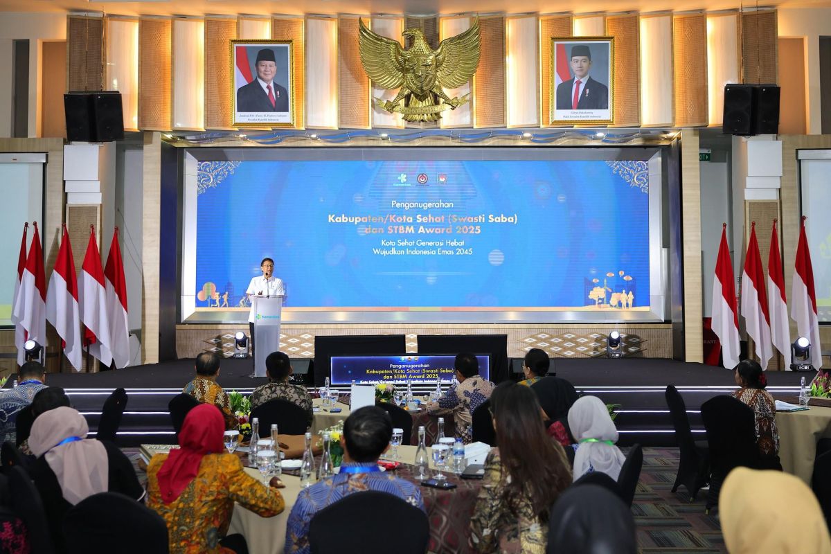 Menkes: Kota yang sehat diukur dari usia hidup sehat warganya