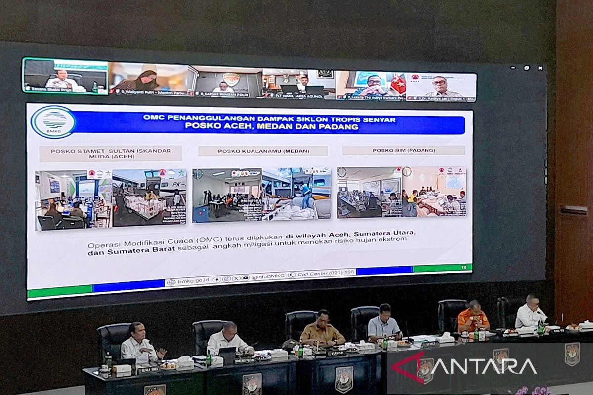 BMKG operasi modifikasi cuaca di 3 posko tangani banjir Sumatera