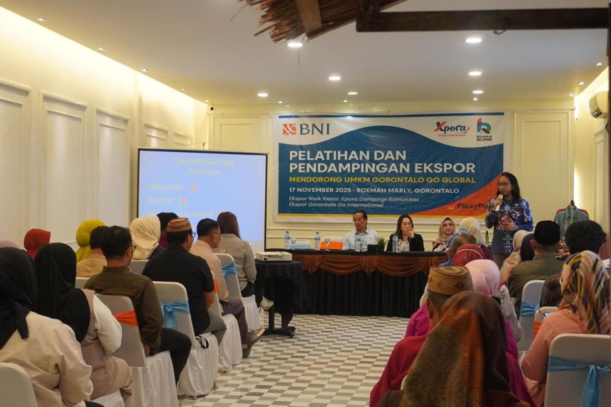 BNI Xpora dorong UMKM Gorontalo naik kelas dan siap ekspor