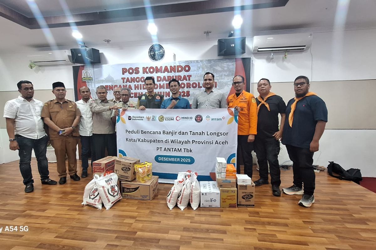 Antam salurkan bantuan ke korban bencana di Aceh