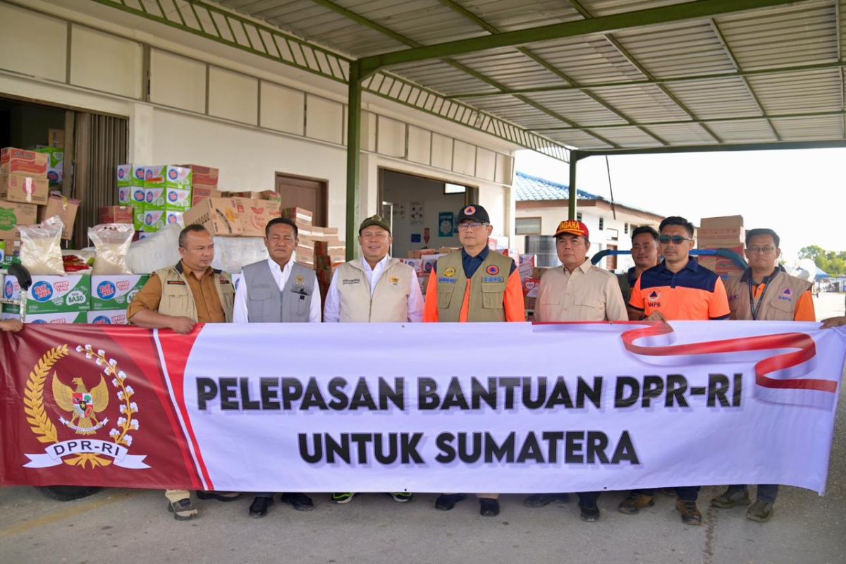 Cucun: Bantuan logistik DPR ke bencana Sumatera sebanyak 15 ton
