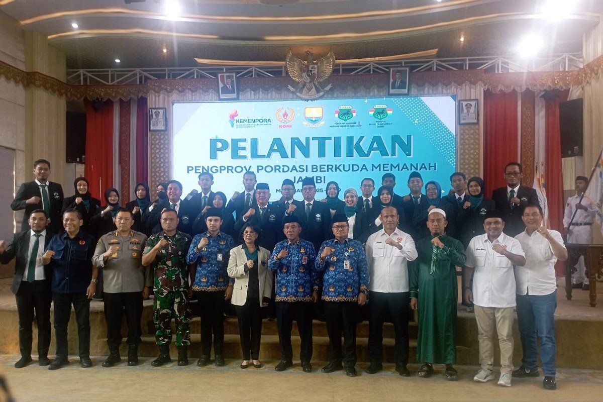 Pengprov Pordasi Berkuda Memanah Jambi resmi dilantik
