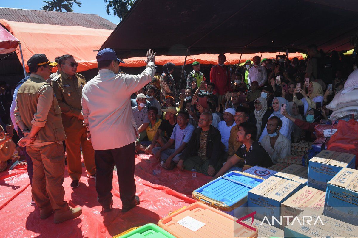Mensos pastikan bantuan mengalir ke semua titik pengungsian