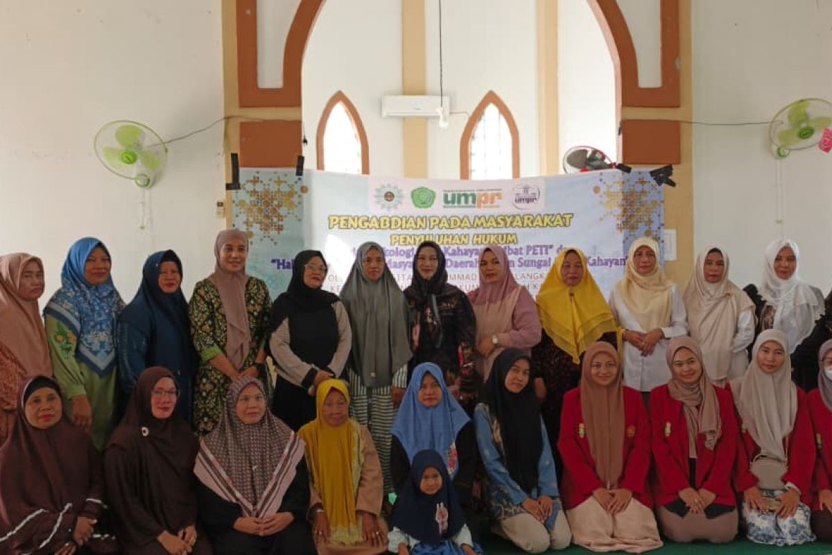 FH UMPR gelar penyuluhan hukum untuk jaga ekologi DAS Kahayan