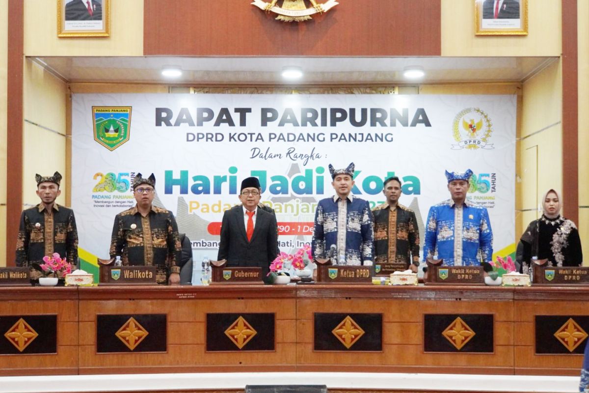 Memperingati HJK 235 Kota Padang Panjang berselimut duka