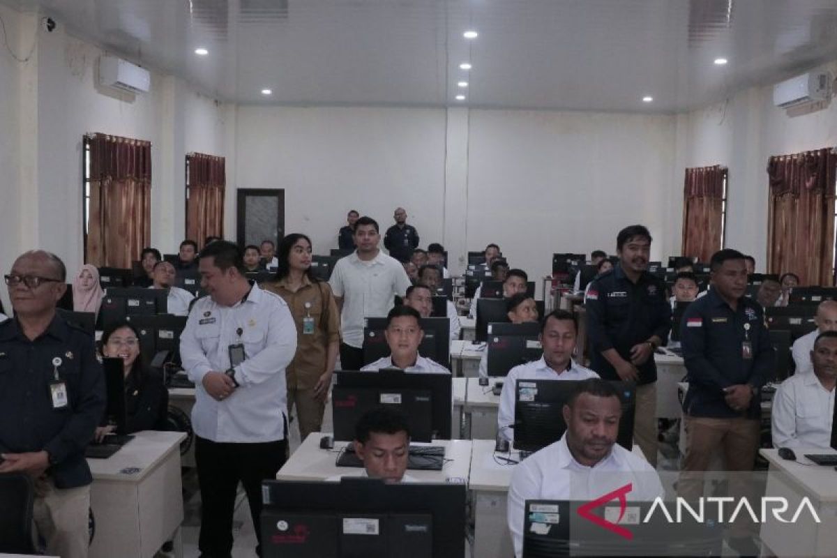 Ditjen Imigrasi dan Pemasyarakatan Papua Barat gelar ujian kenaikan pangkat
