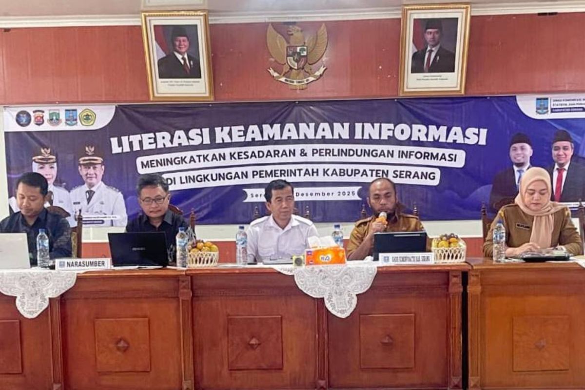 Cegah kebocoran data, Pemkab Serang perkuat keamanan informasi ASN