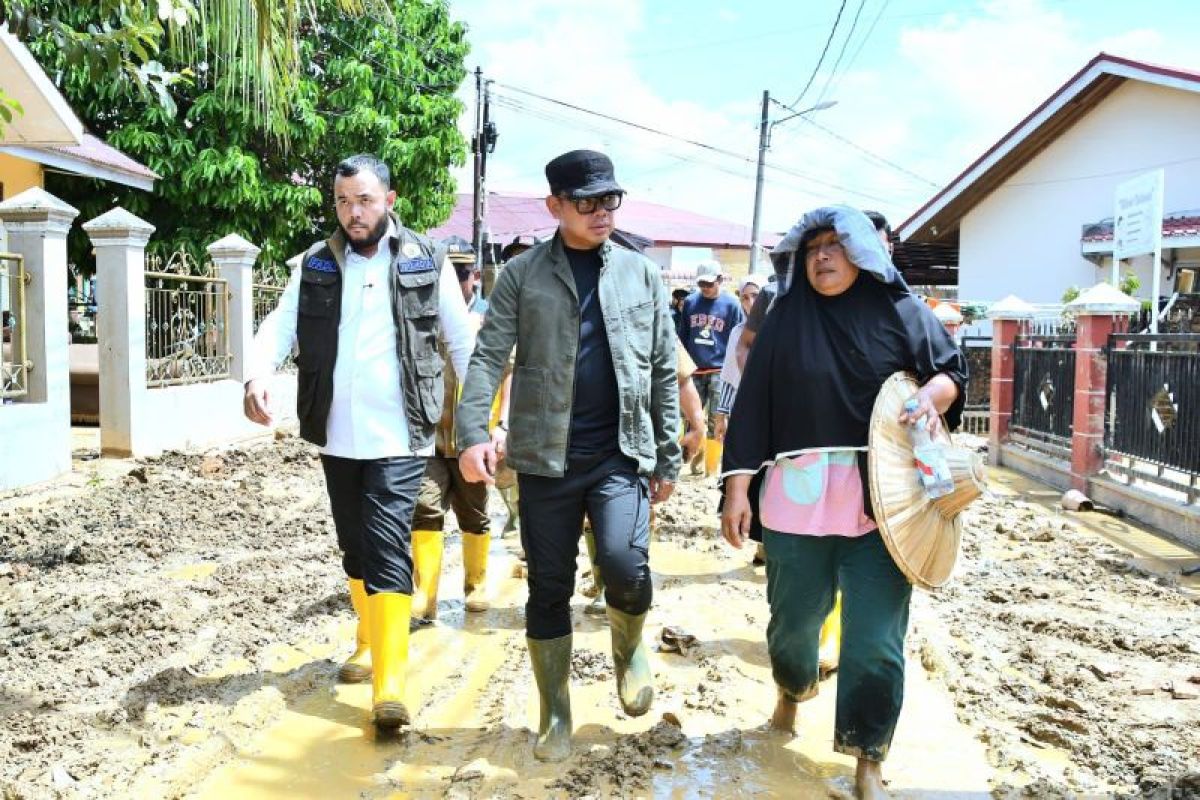 Wali Kota Fadly Amran dampingi Wamendagri tinjau lokasi banjir Padang