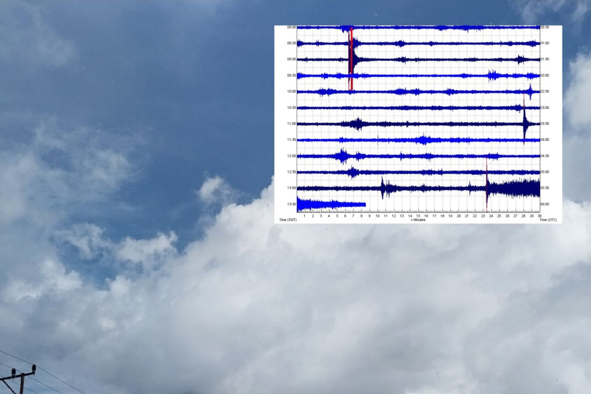 PVMBG merekam getaran banjir lahar hujan Gunung Lewotobi Laki-Laki