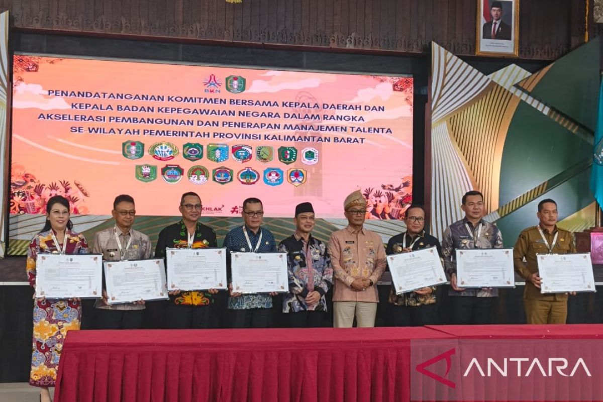 Pemerintah daerah se-Kalbar berkomitmen implementasikan manajemen talenta ASN
