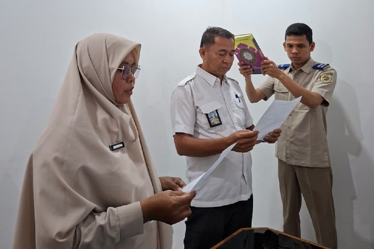 Sumpah pernyataan kehilangan sertipikat oleh Kementerian Pekerjaan Umum difasilitasi Kantor Pertanahan Pasaman